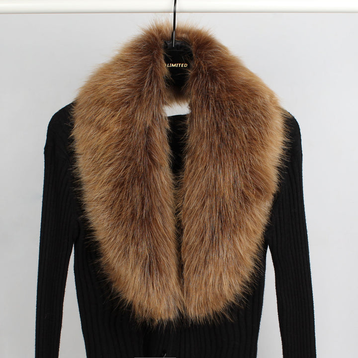Ladies Luxury Faux Fur Scarf Lune London