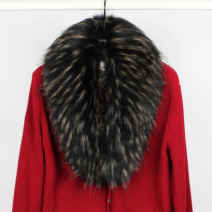 Ladies Luxury Faux Fur Scarf Lune London