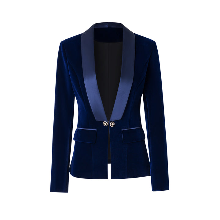 Blazer jacket for women with shiny accents and structured cut Lune London