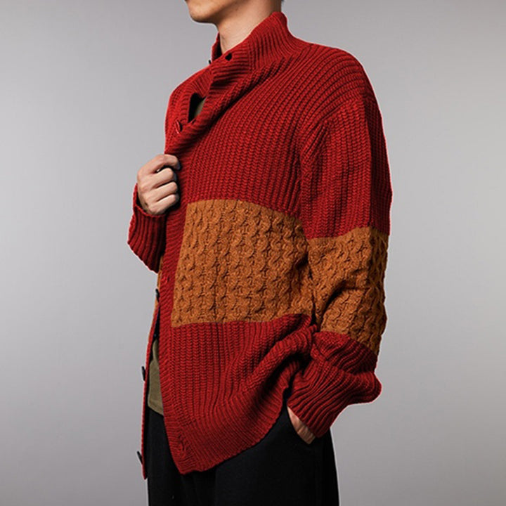 Men's knit jacket with modern design Lune London