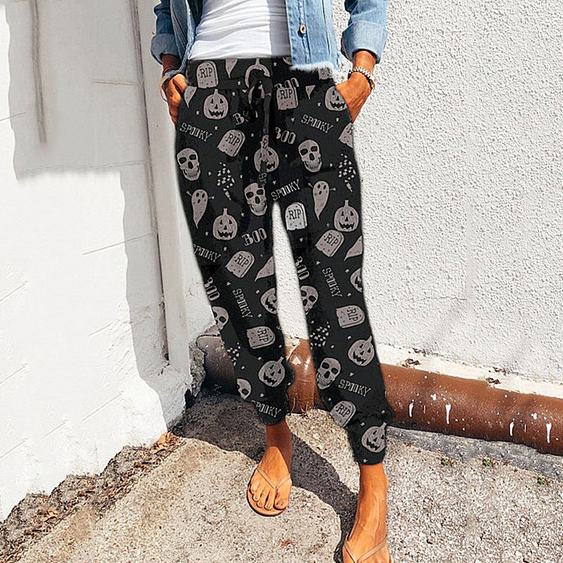 Chic and Stylish Trendy Animal Print Women's Jogging Pants