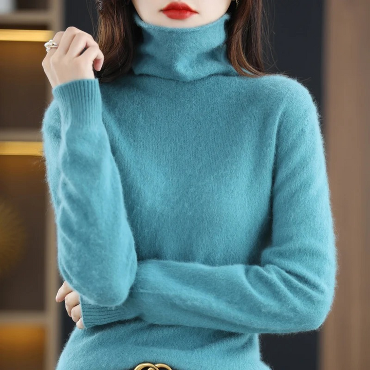 Lune London | Cashmere Pullover Women Soft Turtleneck Sweater Warm & Luxurious Design