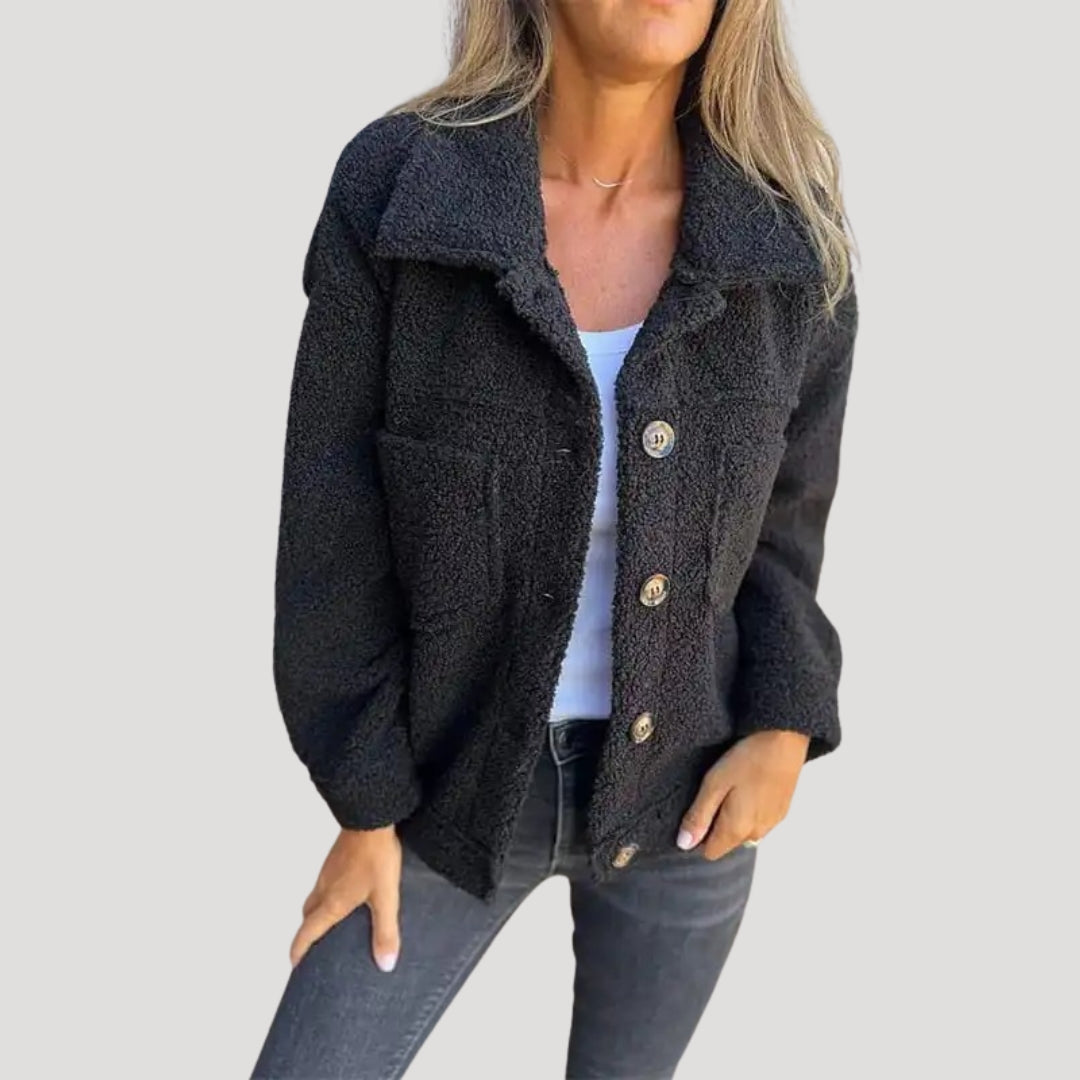 Lune London | Teddy-Fleece Jacket - Trendy Sherpa Jacket for Everyday and Leisure