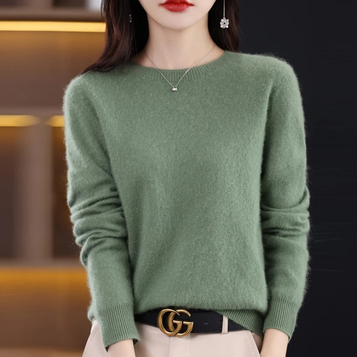 Lune London | Women's Sweater - Cashmere Round Neck Soft Luxury Warm Sweater