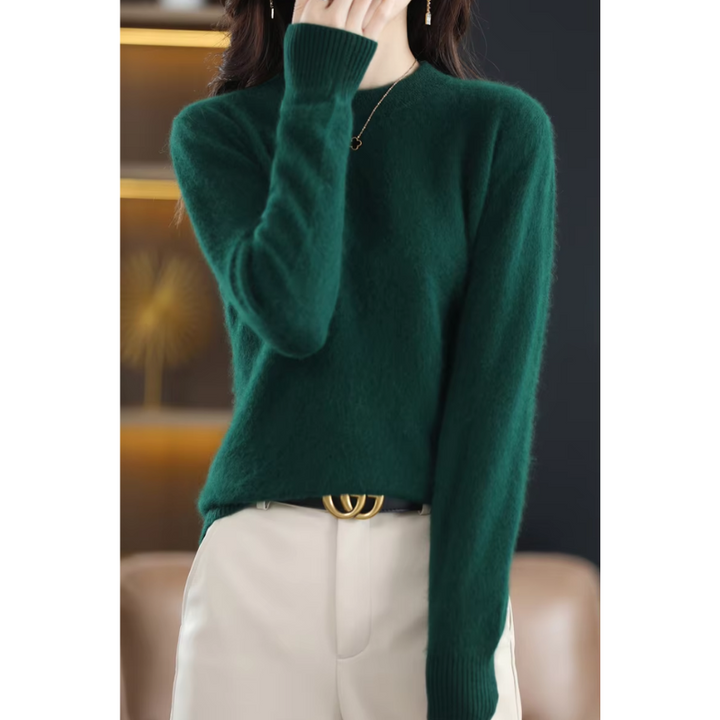 Chic Und Stil | Cashmere Pullover Women Luxurious Round Neck Soft & Fashionable