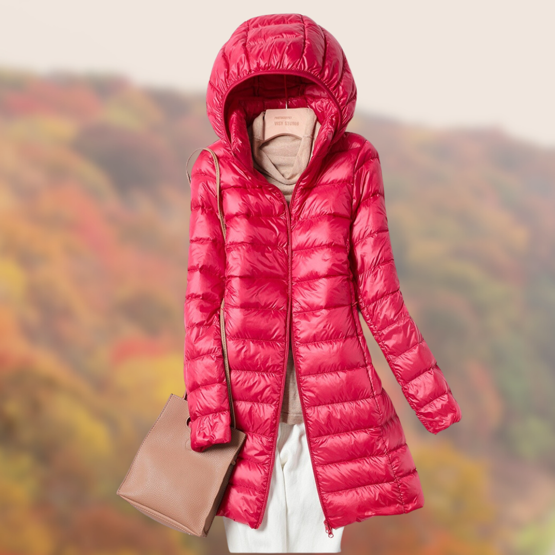 Lune London | Down Jacket Ultralight Transition Jacket for Women with Hood