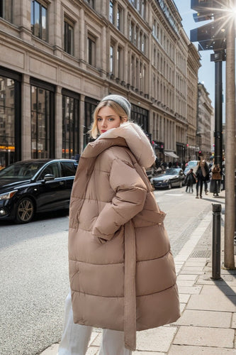 Lune London | Mid-length hooded puffer jacket