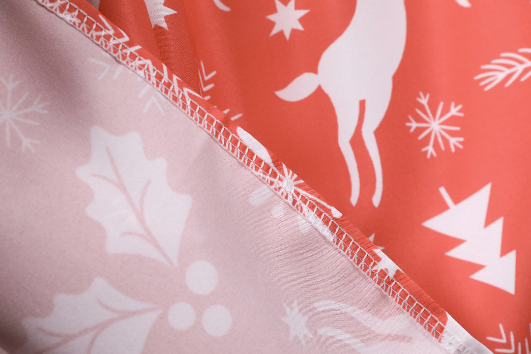 Robe A-Ligne Vintage Femmes avec Motif de Noël Chic & Stil