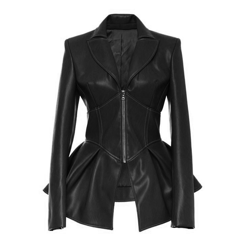 Ladies stylish fitted in genuine leather Lune London