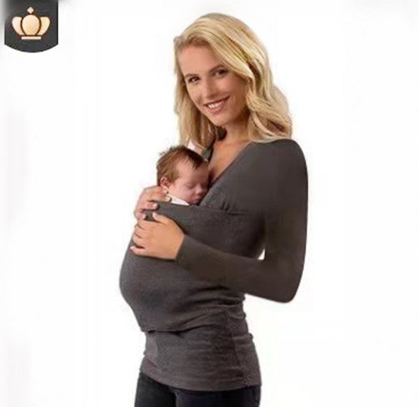 Knitted sweater to wear for women with V-neck and long sleeves Lune London