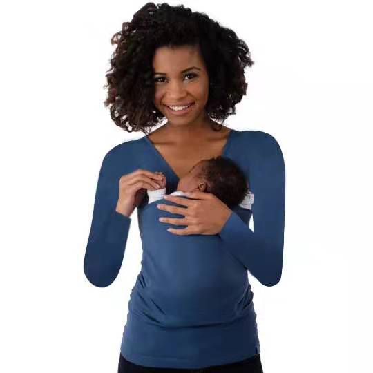 Knitted sweater to wear for women with V-neck and long sleeves Lune London