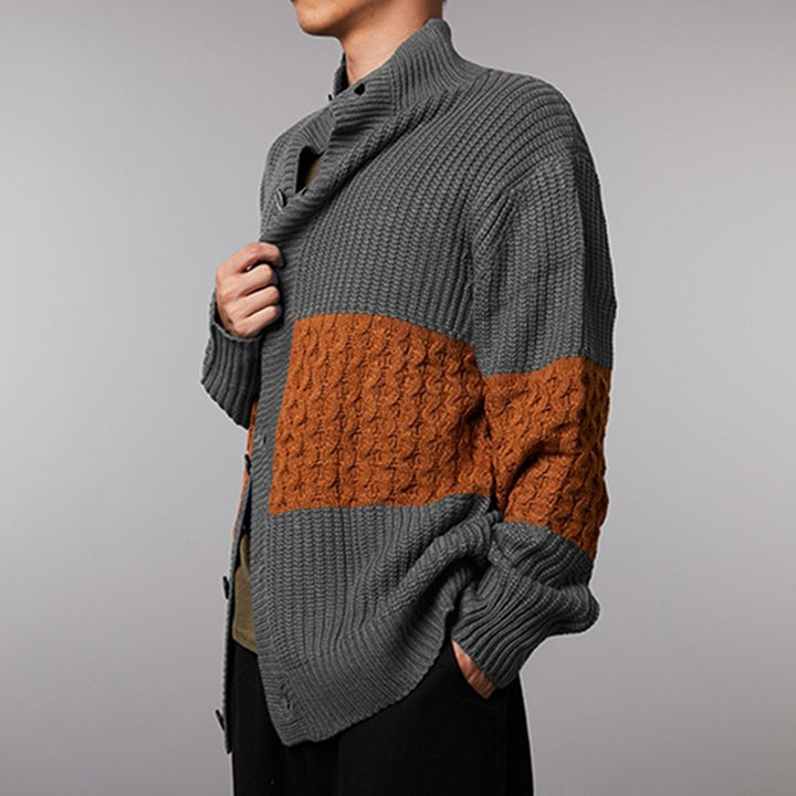 Men's knit jacket with modern design Lune London