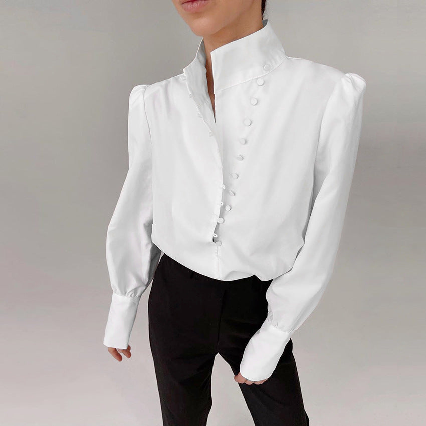 Lune London | Victorian Inspired Blouse with High Collar