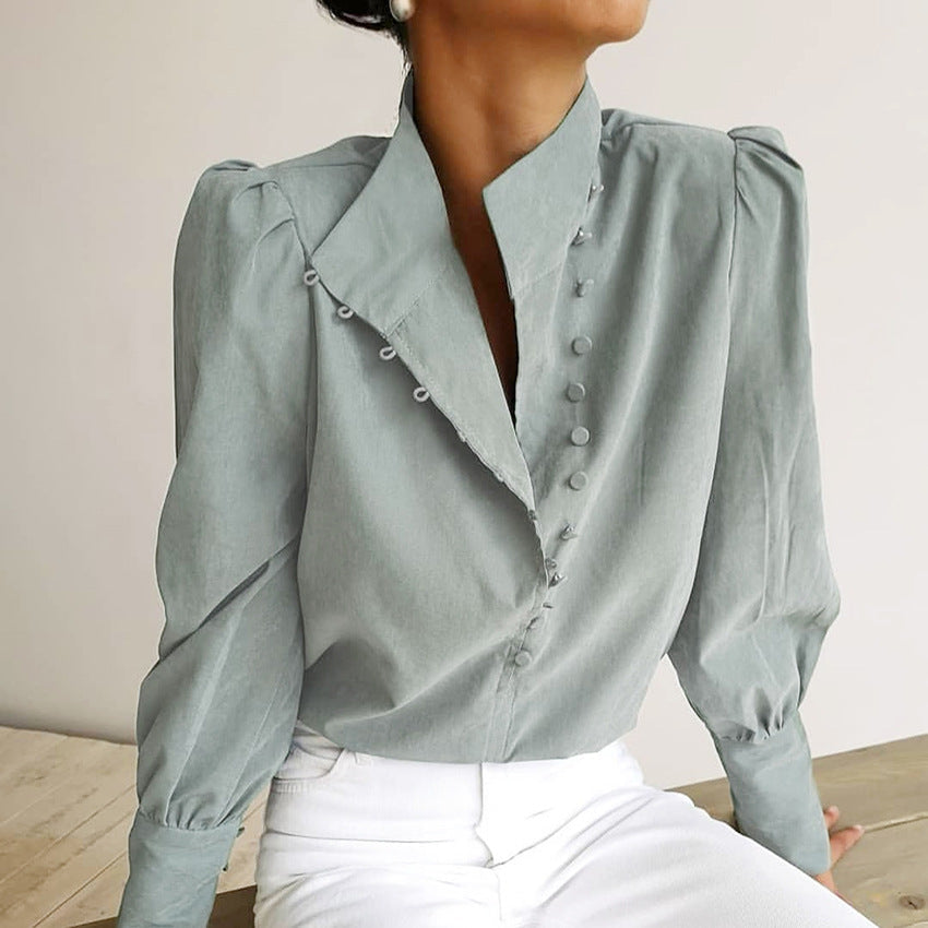 Lune London | Victorian Inspired Blouse with High Collar