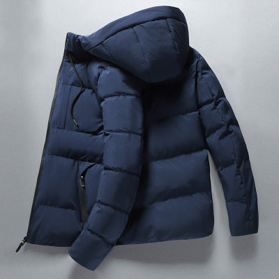 Veste isolée matelassée pour hommes avec capuche pratique Lune London