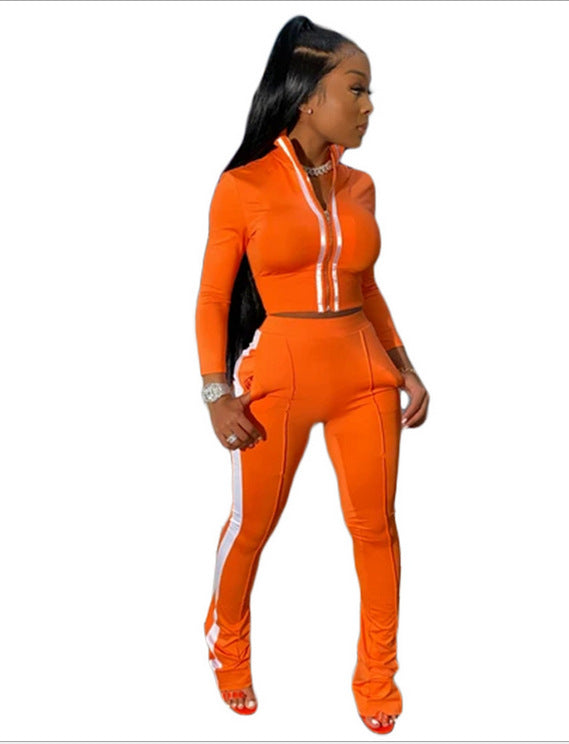Women's athletic set with high-quality zipper Lune London