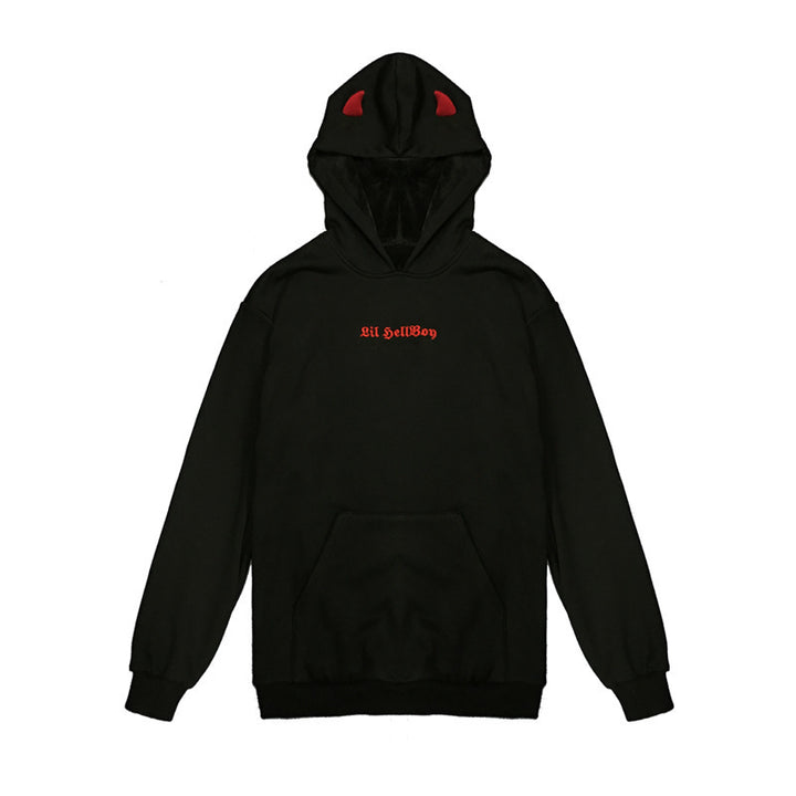 Women's oversized hoodie with playful wing appliqués Chic & Stil