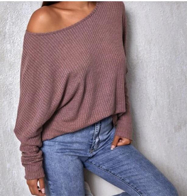 Pull en tricot surdimensionné pour femmes Chic & Stil
