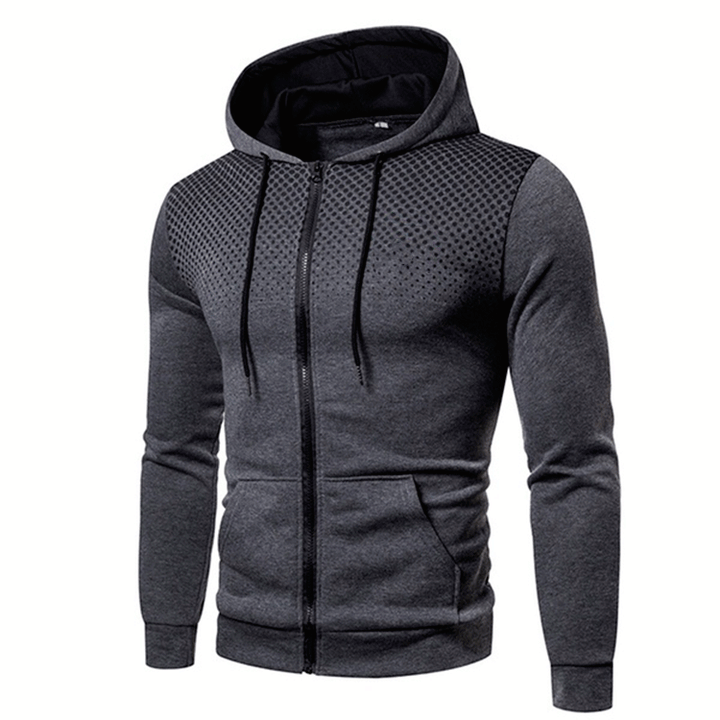 Men's sports jacket with perforated design and practical pockets Lune London