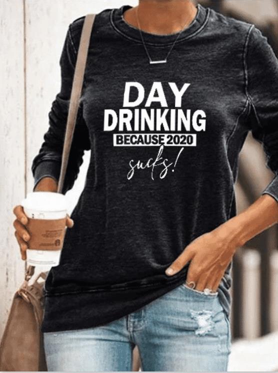 Sweat-shirt pour femmes avec lettrage humoristique Chic & Stil
