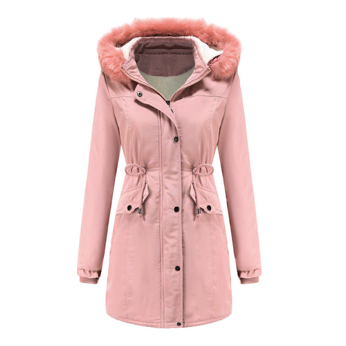 Women's Fashionable Functional Jacket with Removable Hood and Cozy Faux Fur Lune London