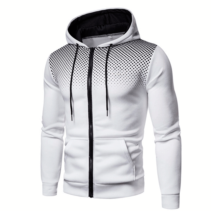 Men's sports jacket with perforated design and practical pockets Lune London