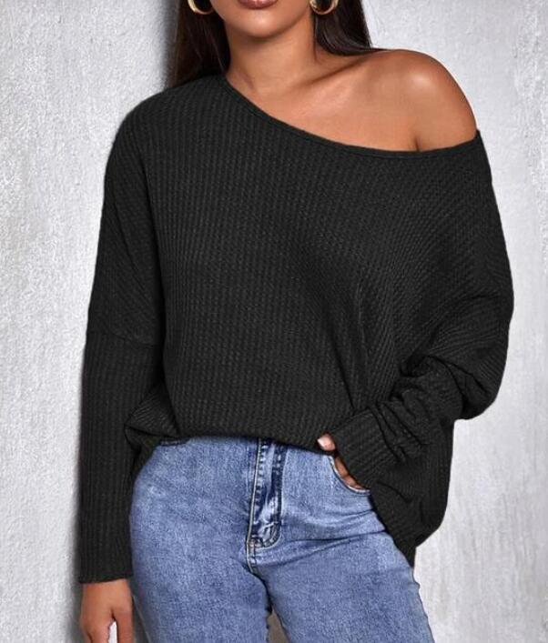 Pull en tricot surdimensionné pour femmes Chic & Stil