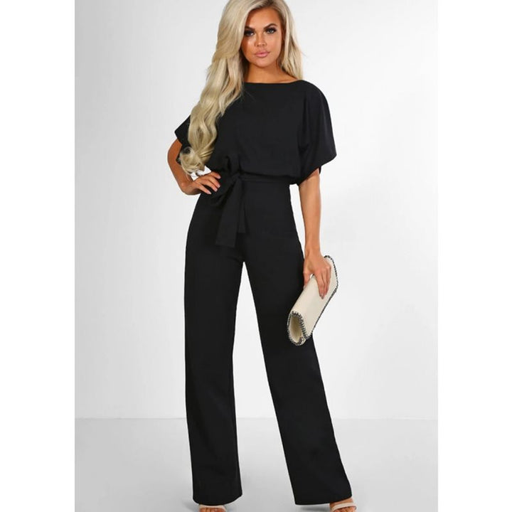 Elegant set for women consisting of a flowing blouse and flared pants Lune London