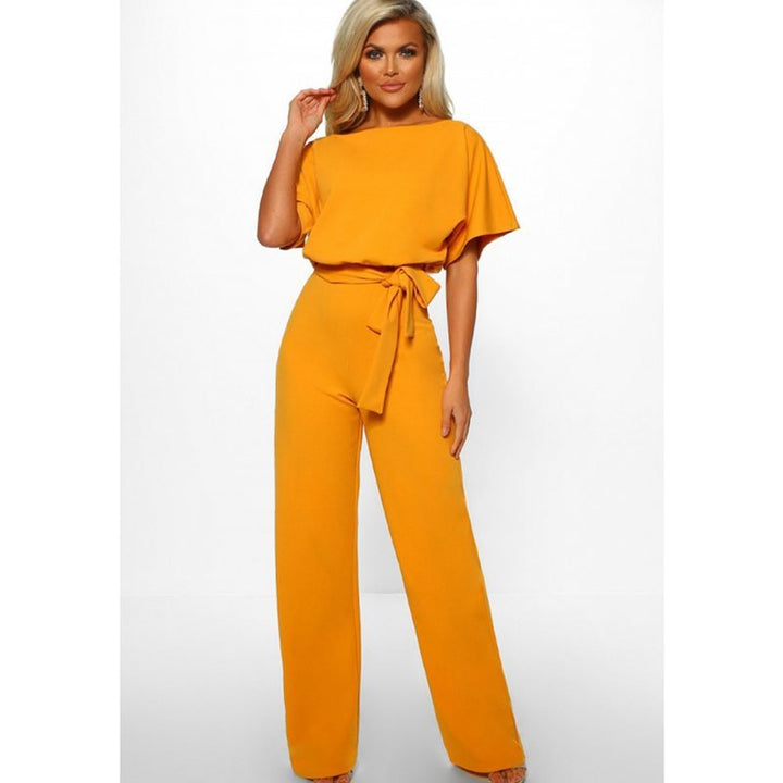 Elegant set for women consisting of a flowing blouse and flared pants Lune London