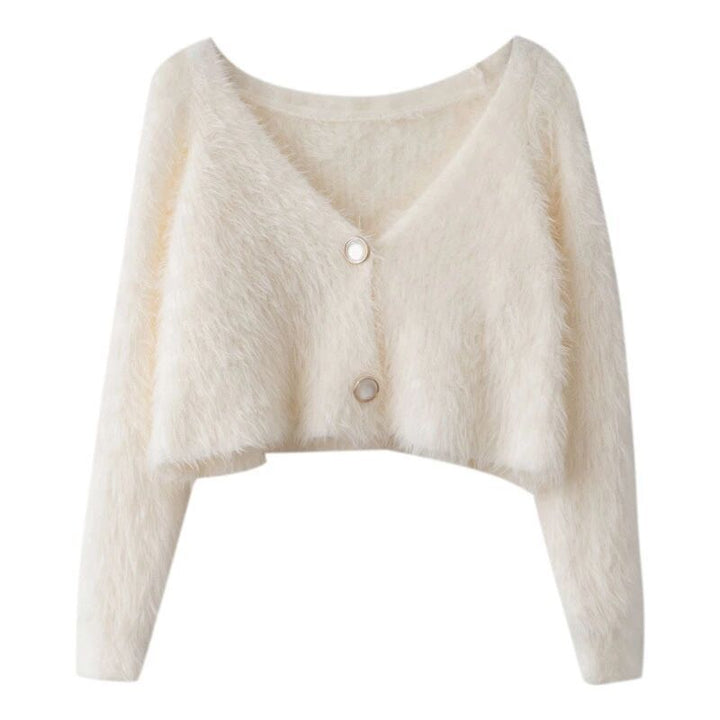 Gilet Cozy pour femmes avec décolleté en V et détails de boutons Chic & Stil