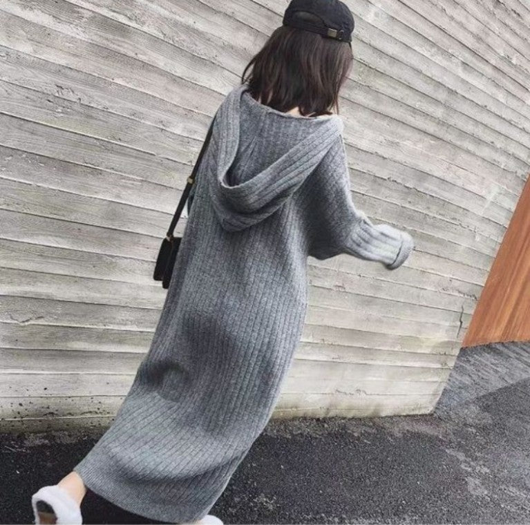 Women's knit dress with a ribbed design and a relaxed fit Lune London