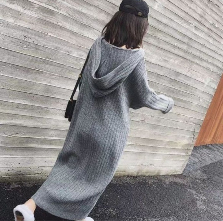 Women's knit dress with a ribbed design and a relaxed fit Lune London