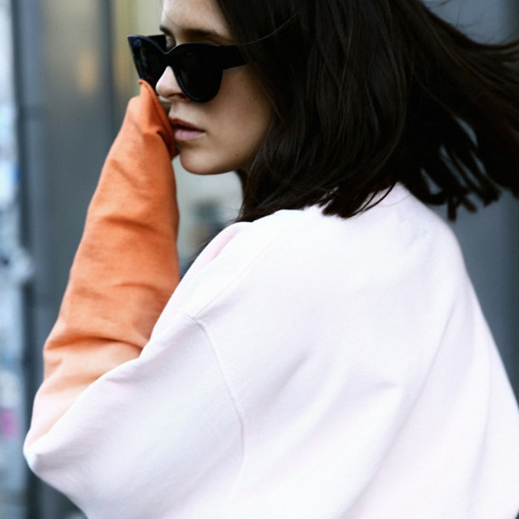 Sweatshirt pour femmes à coupe décontractée avec dégradé et style décontracté Chic & Stil