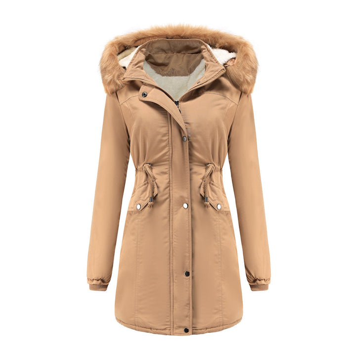 Women's Fashionable Functional Jacket with Removable Hood and Cozy Faux Fur Lune London