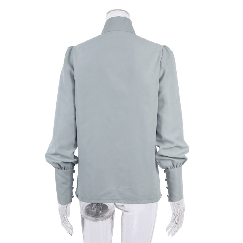 Lune London | Victorian Inspired Blouse with High Collar