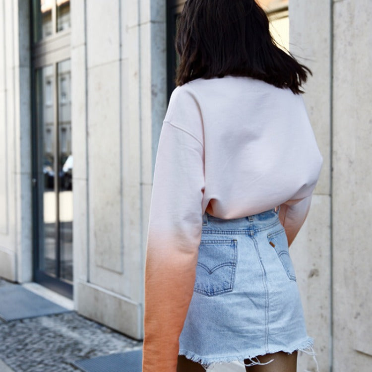 Sweatshirt pour femmes à coupe décontractée avec dégradé et style décontracté Chic & Stil