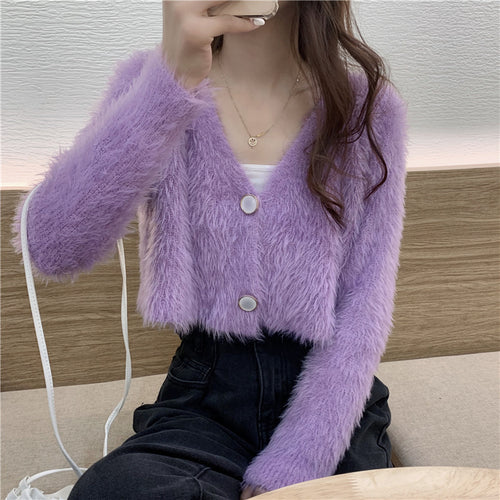Gilet Cozy pour femmes avec décolleté en V et détails de boutons Chic & Stil