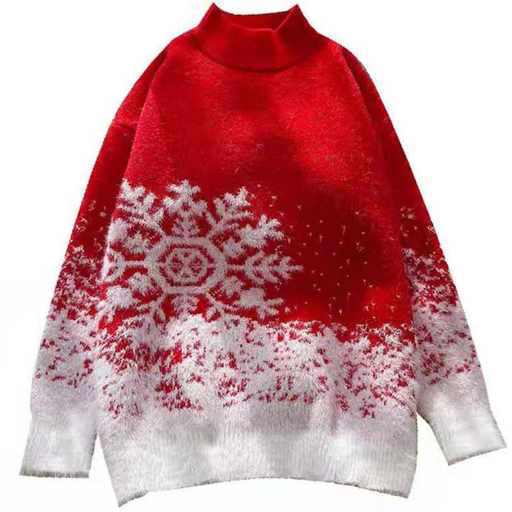 Lune London women's sweater with snowflake pattern