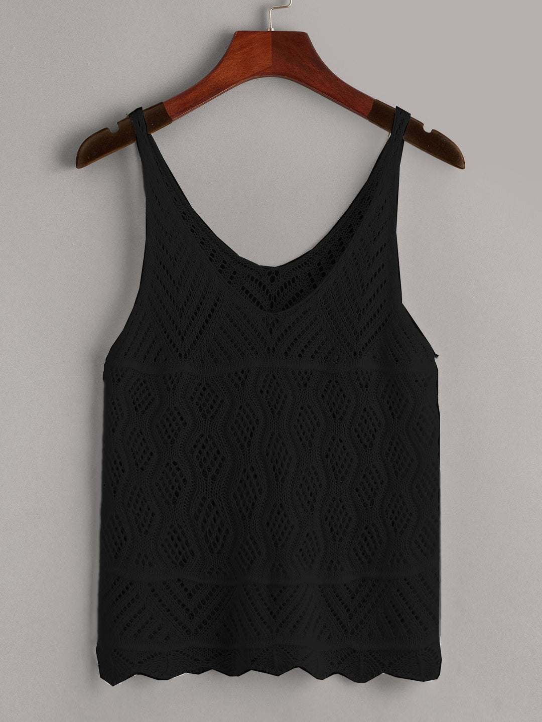 Women lightweight crochet top Lune London
