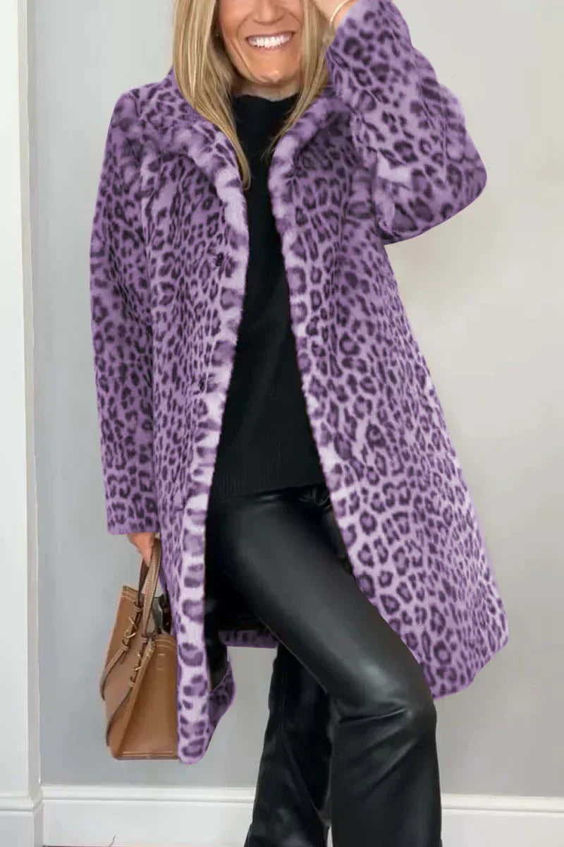 Lune London | Women - Winter coat with Animal print