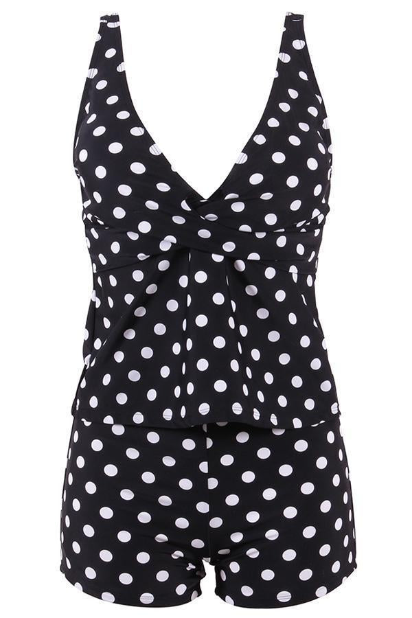 Lune London | Tankini set with polka dots for women