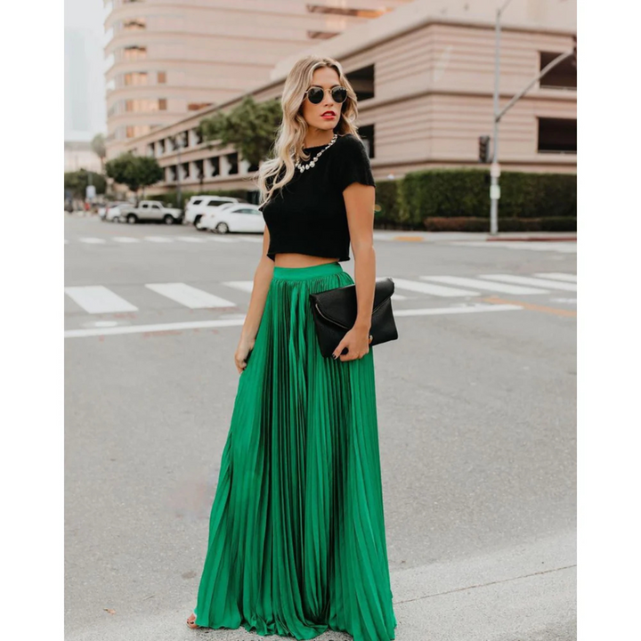 Lune London | Longer Pleated Skirt