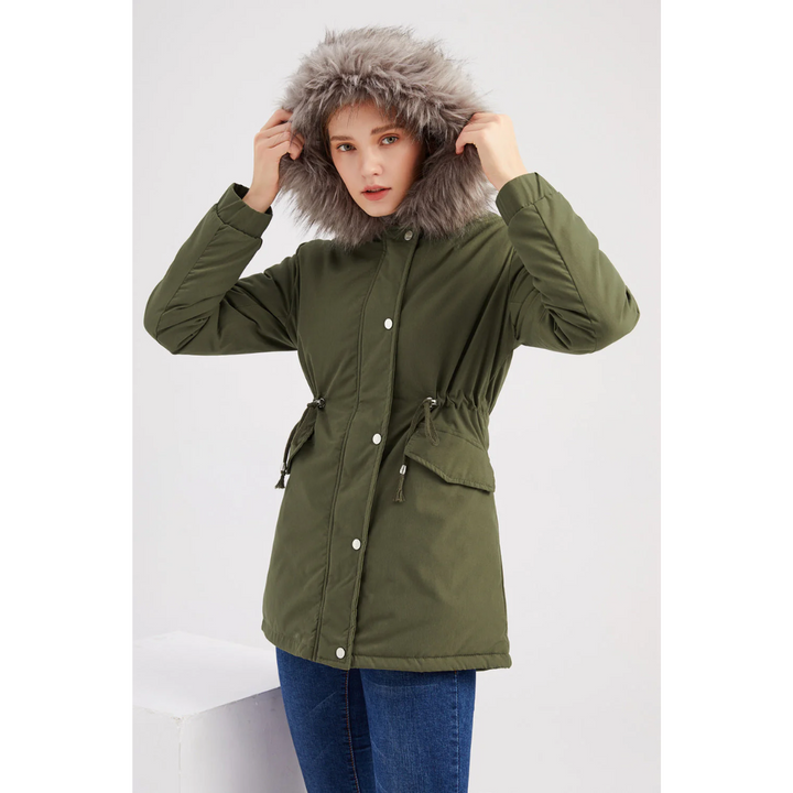 Lune London | Winter Parka Jacket with Buttons Down