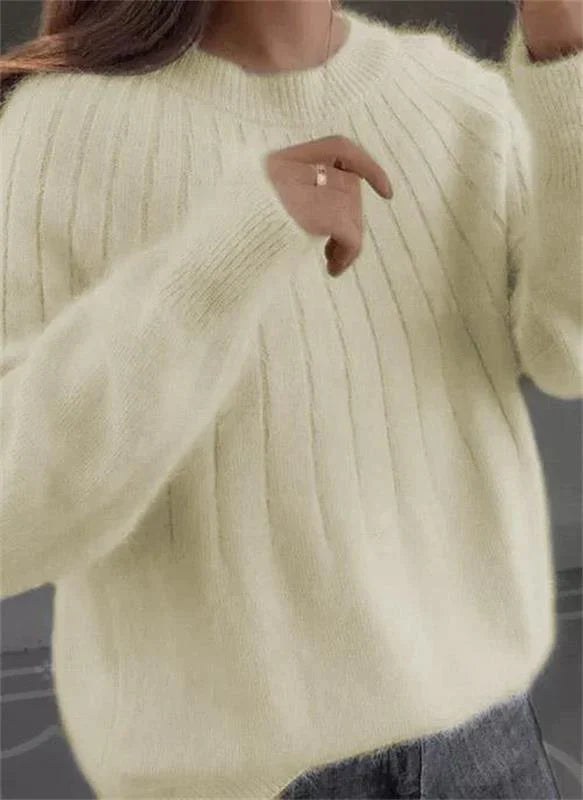 Lune London | Sweater - Fluffy Cashmere Knit Pullover
