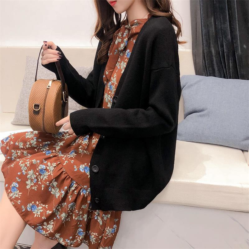 Women’s knit jacket with button design Lune London