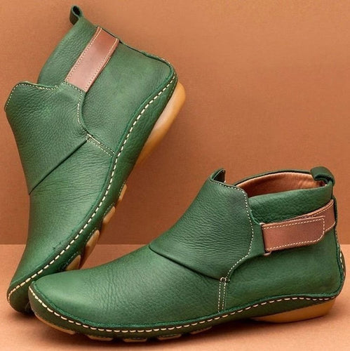 Elegant comfort ankle boots for women made of high quality leather Lune London