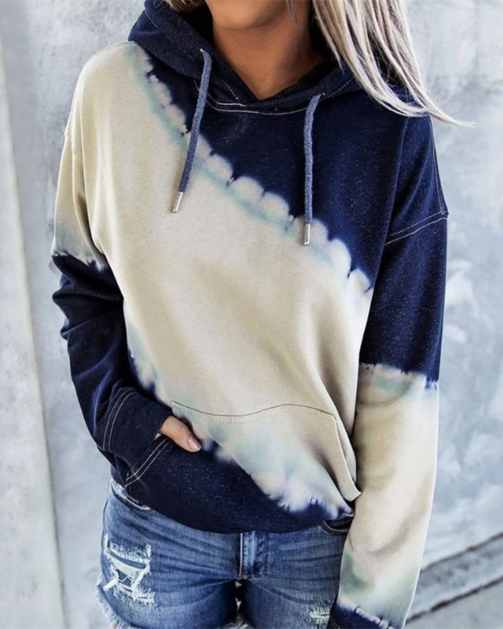 Casual women’s hoodie with a unique Ombre design Lune London