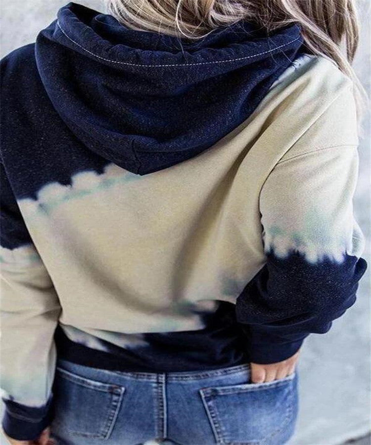 Casual women’s hoodie with a unique Ombre design Lune London