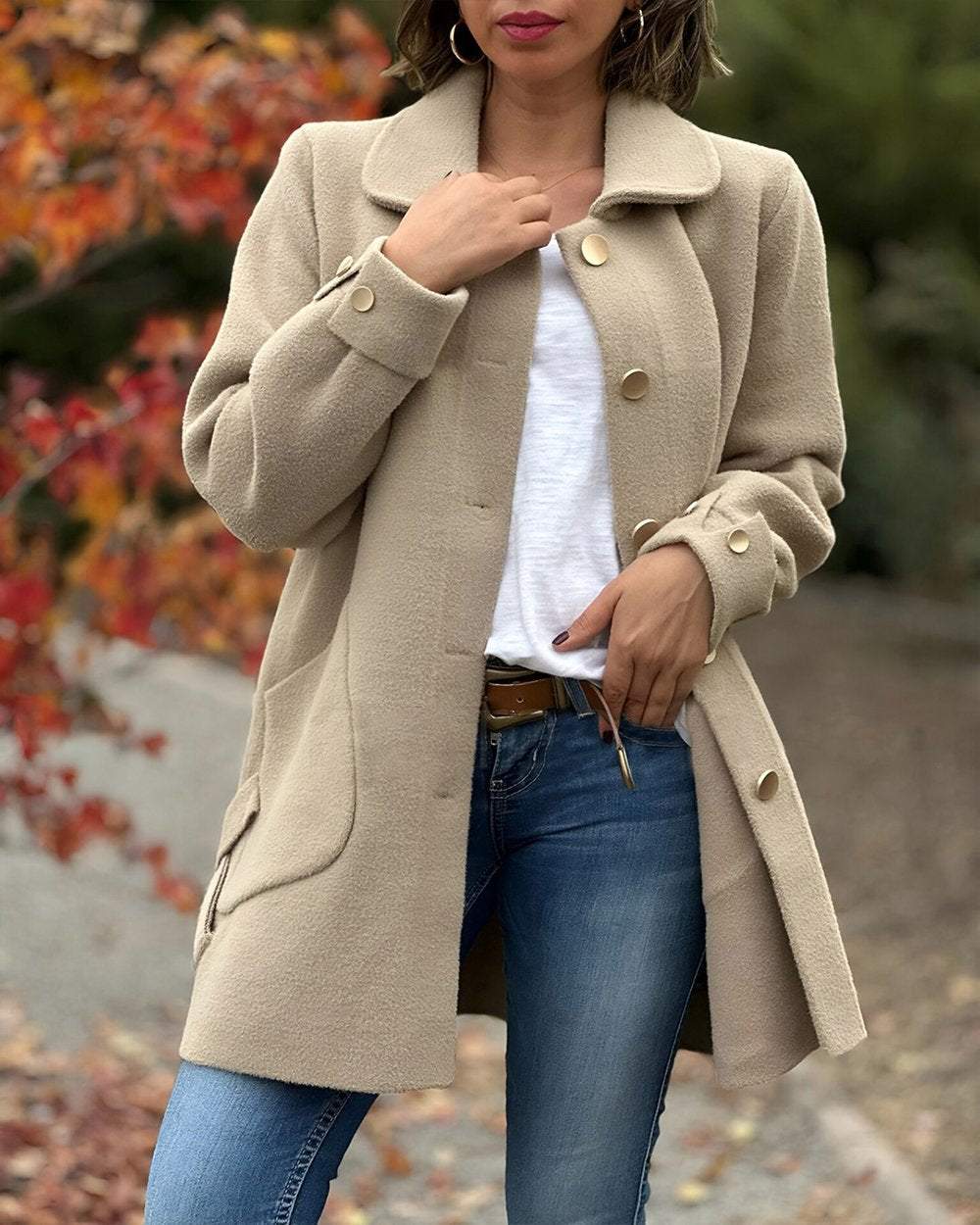 Lune London | Chic, elegant jacket with a stylish side knot detail.
