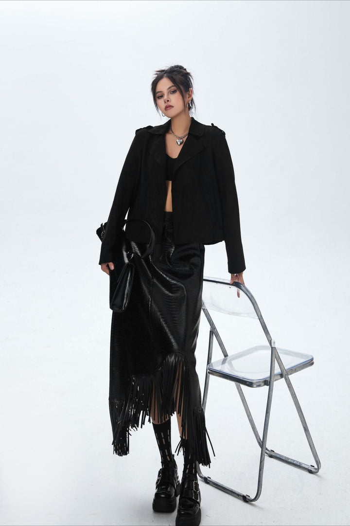 Lune London | Open Front Biker Jacket